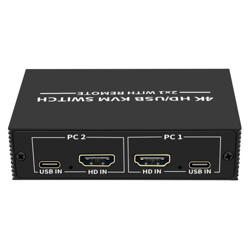 Διακόπτης KVM 4K 60Hz 4x1 USB για οθόνη υπολογιστή 1