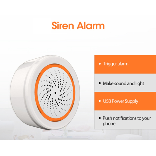 ZigBee NEO 90DB Ton- und Lichtsensor Tuya Smart Life Eingebaute Sirene 2