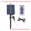 1200mAh Solar Panel Control Box Kits Lithium Battery Panel 4