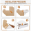 100Pack Cardboard Corner Protectors, Fit 1In,1.5In and 2.1In Frames 3