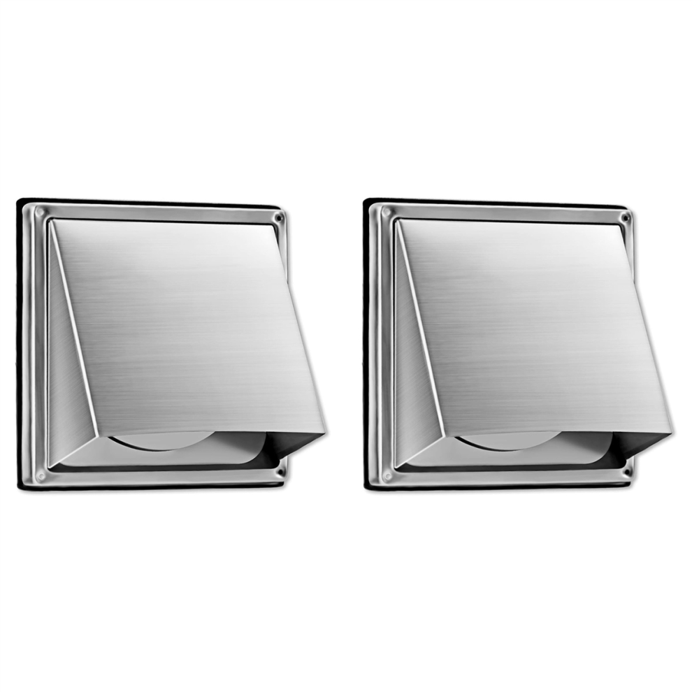 5-Inch External Extractor Wall Vent Cushioned Non Return Flap 4714141551418
