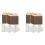 100Pack Cardboard Corner Protectors, Fit 1In,1.5In and 2.1In Frames 1