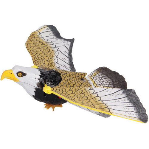 Electronic Flying Eagle Toy Simulation Bird Simulation Electric Floating Eagle Hanging Line Bird Repellent Eagle Garden Decoration Hanging