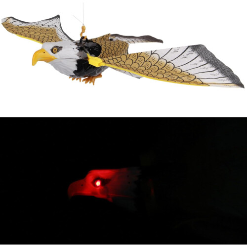 Electronic Flying Eagle Toy Simulation Bird Simulation Electric Floating Eagle Hanging Line Bird Repellent Eagle Garden Decoration Hanging 2