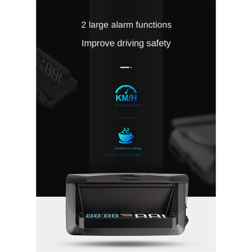 GPS αυτοκινήτου Head-Up Display Car Universal Speed HD Suspension HUD 2