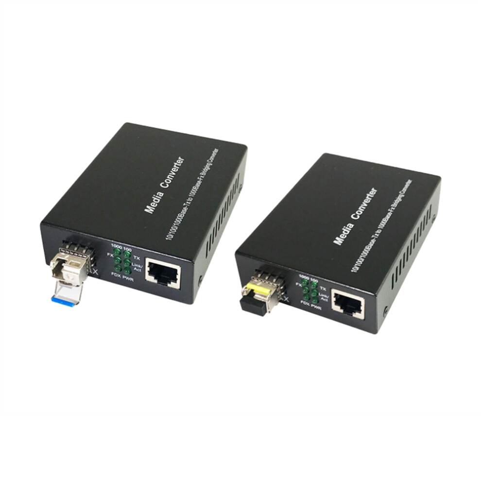 Gigabit Sfp To Rj45 Lc Single Mode Fiber Media Converter 4712683763498