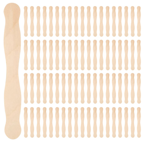 8-Zoll-Fächergriffe oder Farbmisch-100 Craft Popsicle für DIY Crafting