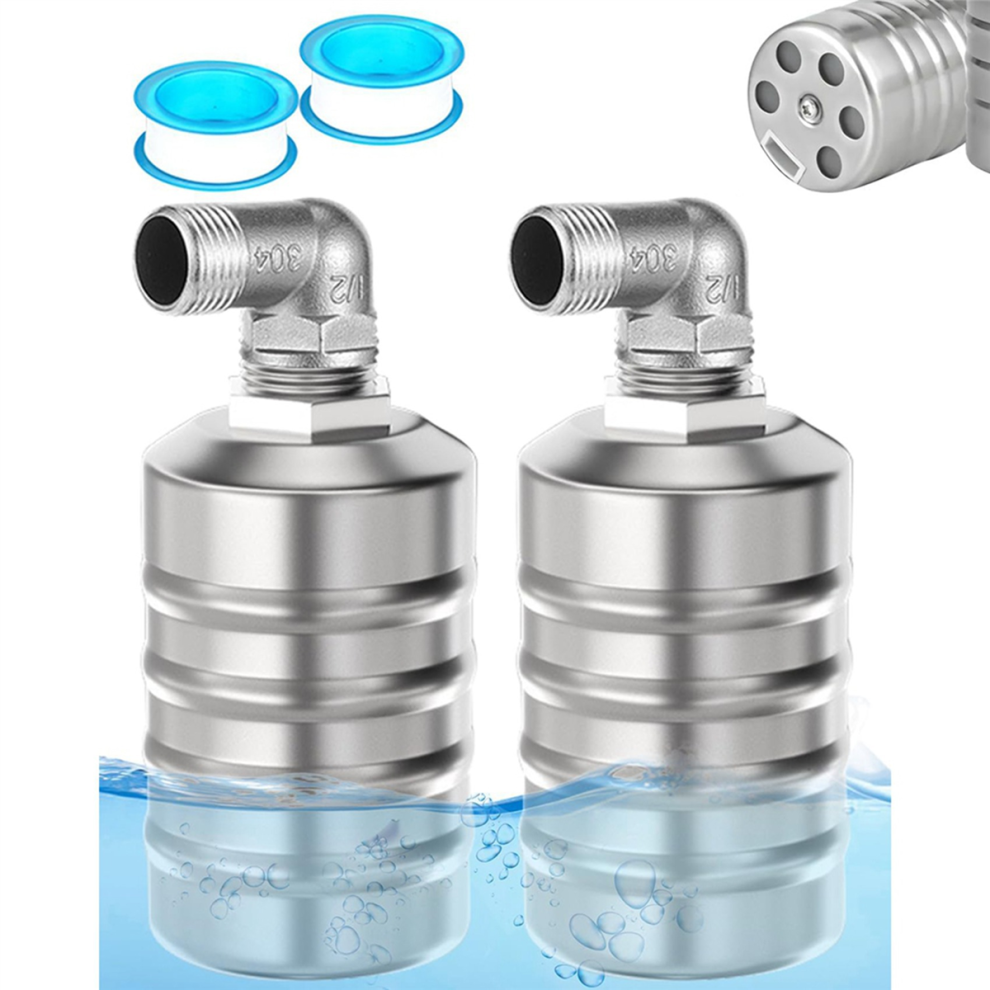Vanne à Flotteur Automatique 1/4" à 1/8" - Contrôle Niveau D'Eau Pour Aquarium, Étang, Réservoir, Remplissage Auto Sans Effort, Robinet ABS Durable