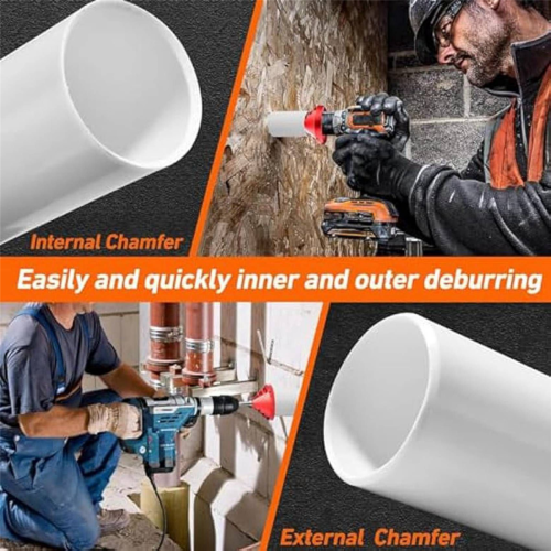 2 in 1 Inner Outer Reamer for Pipe Chamfer Plumbing Tools 1