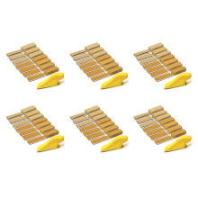70-delige schuurpapierset, 3,5 x 1 inch handschuurblok