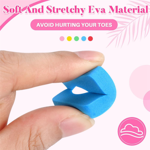 500 Pcs Individual Pedicure Toe Separators Soft Foam Toe Spacers 1