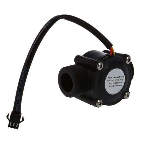 Sensor de fluxo de água com efeito Hall FS300A 1-60L/min DC 5-24V 1