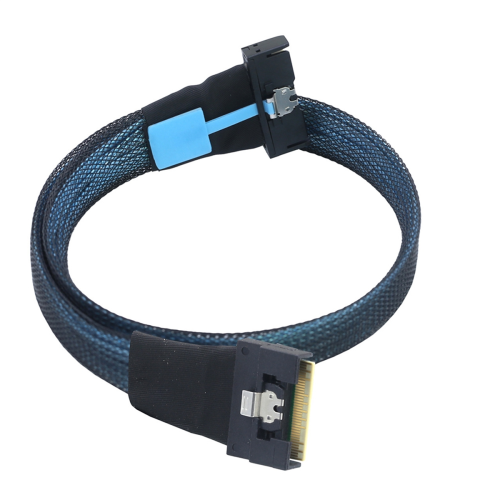 Καλώδιο εισαγωγής PCIe MCIO 5.0 8I σε λεπτό καλώδιο SAS 100cm με αντιολισθητική προστασία 2