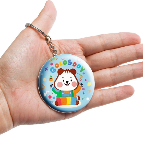 100 Pack 58mm Button Maker Keychain Supplies 2