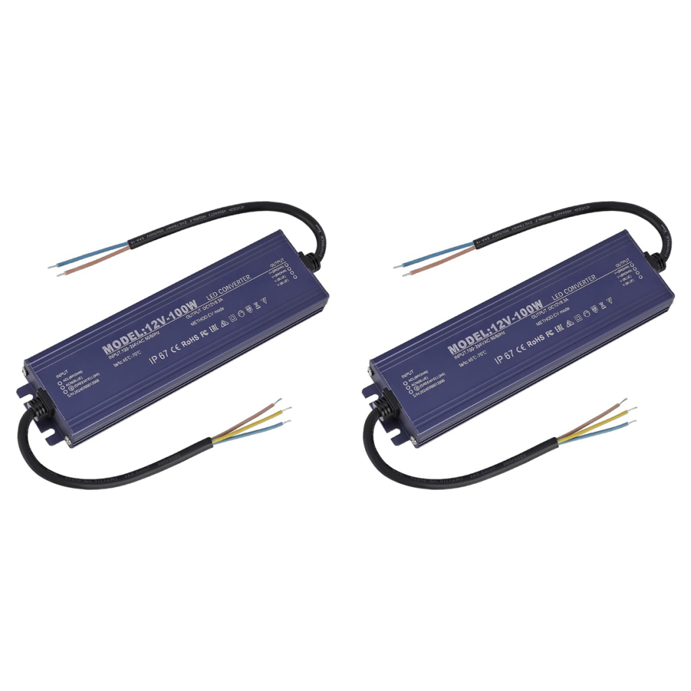 12V Led Driver Ip67 Waterproof 12V 100W Power Supply Transformer 4712683768134