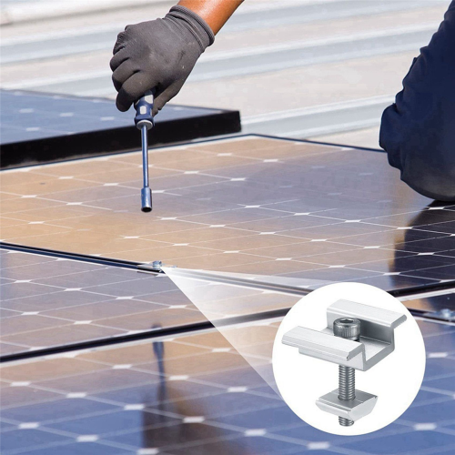 8Pcs Solar Panel Mounting Brackets, Clamps, for PV Solar Panel 35mm 1