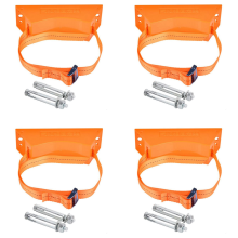 Cylinder Mounted Gas Bracket for Motorhome RV Caravan,Orange