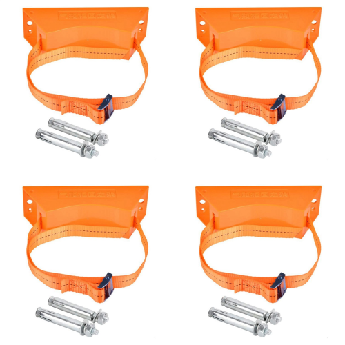 Cylinder Mounted Gas Bracket for Motorhome RV Caravan,Orange