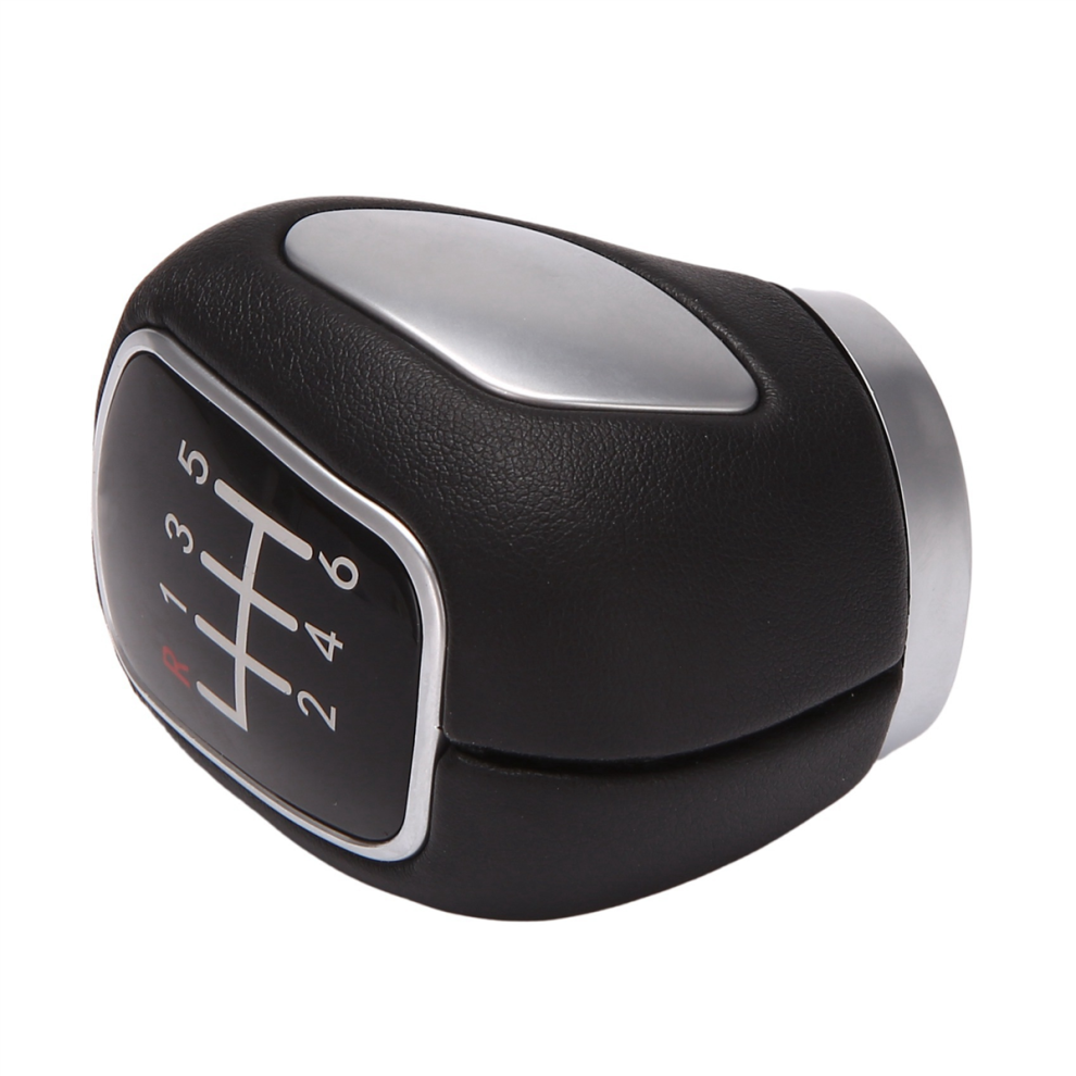 Amazleer Pommeau Levier Vitesse 6 Vitesses Noir – Compatible Peugeot 307, 308, 3008, 407, 807, C3, C4, C8