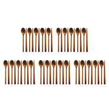 Handmade Jujube Tree Wooden 5 Set of Spoons and Chopsticks