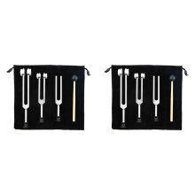 3-pack stemvorkset (128Hz, 256Hz, 512Hz) Stemvorkkit (zilver)