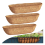 30 Inch 3 Pack Trough Liners, Coconut Fiber for Wall Basket 2