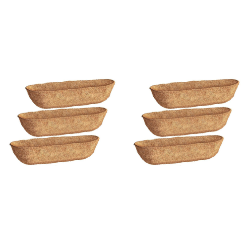 30 Inch 3 Pack Trough Liners, Coconut Fiber for Wall Basket