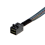 Câble SAS HD 12G intégré vers U.2 36P SFF-8643 vers SAS U.2 SFF-8639 7