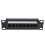 Rack de rede Patch Rack CAT6 de 8 portas, 6,89 polegadas, 1U, com soquete RJ45 6