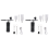 Kit aerografo con compressore ricaricabile ad alta pressione per nail art 1