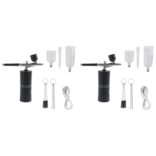Kit aerografo con compressore ricaricabile ad alta pressione per nail art