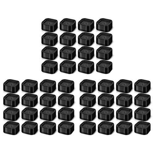 Furniture Risers Adjustable Bed Risers 1.38In Raising Blocks 16 Pcs
