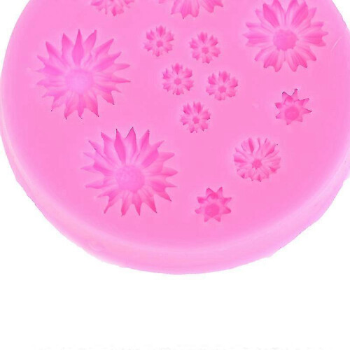 (1 Pcs, Gray) Floral Cake Decor Silicone Molds for Wedding Cake Making 1