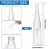 20Pcs Nasal Bottle, 10ML Clear Small Empty Nose Bottle 4