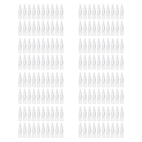 20Pcs Nasal Bottle, 10ML Clear Small Empty Nose Bottle