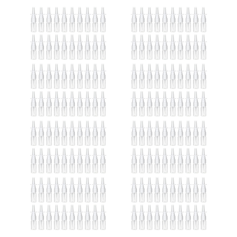 20Pcs Nasal Bottle, 10Ml Clear Small Empty Nose Bottle Umærket
