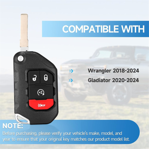 Smart Key Fob Replacement for 2018-2024 2
