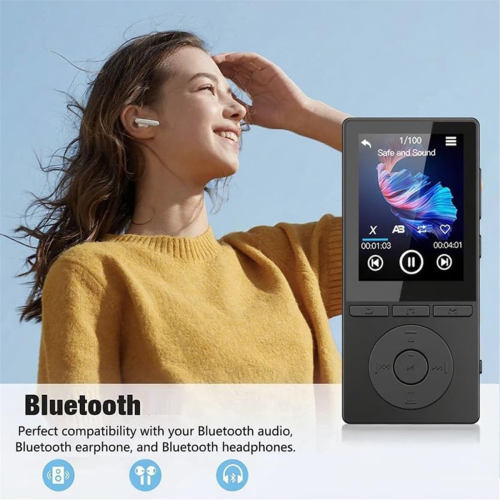 32GB MP3 Player with Bluetooth,Music Player with HiFi Sound 1