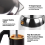 9 Cup Glass Clear Moka Pot Thickened Stovetop Espresso Maker 5