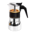 9 Cup Glass Clear Moka Pot Thickened Stovetop Espresso Maker 1