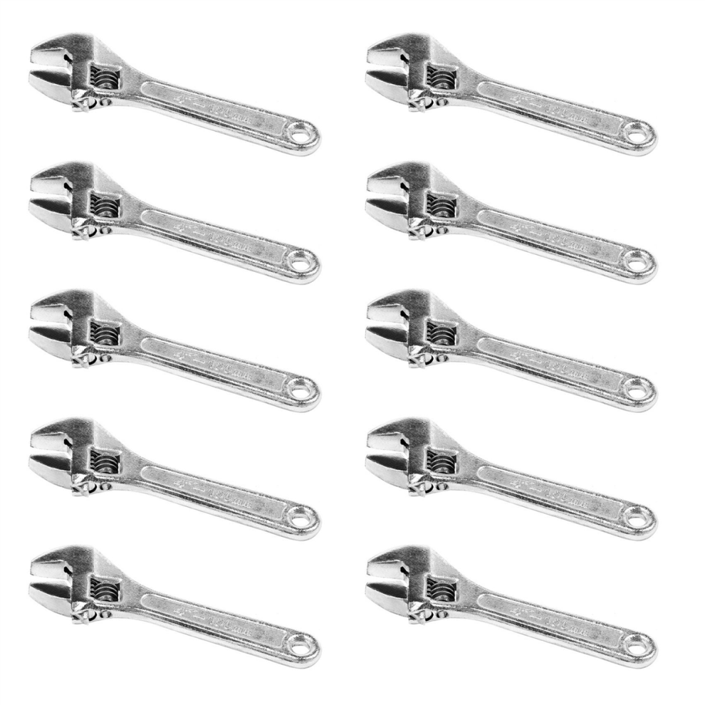 4 Inch 100Mm Mini Size Metal Adjustable Spanner Wrench 4714141569222