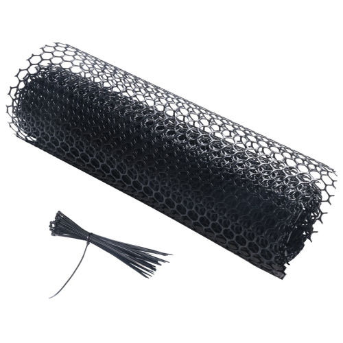 Grillage à poules en plastique réutilisable (noir) 1