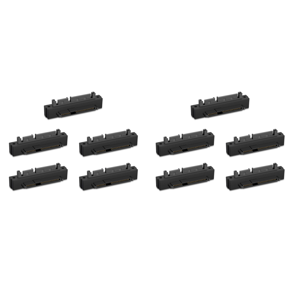 SAS Female to SATA Male Bend Head 90 Degree Angle Adapter Converter-image-OPC-PJ286RX-NEW