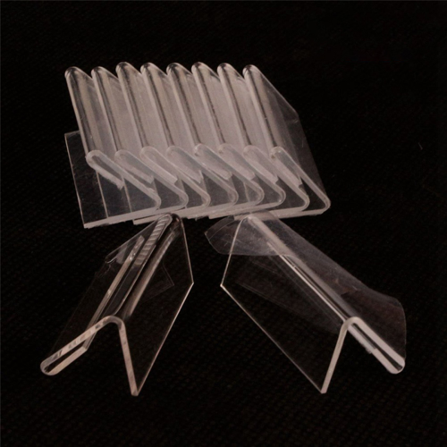 Clear Signage Card Holder Poster Holder Plastic Mini Label Holder 2