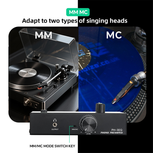 Record Player Amplifier Support mm/ Cartridges,(EU) 1