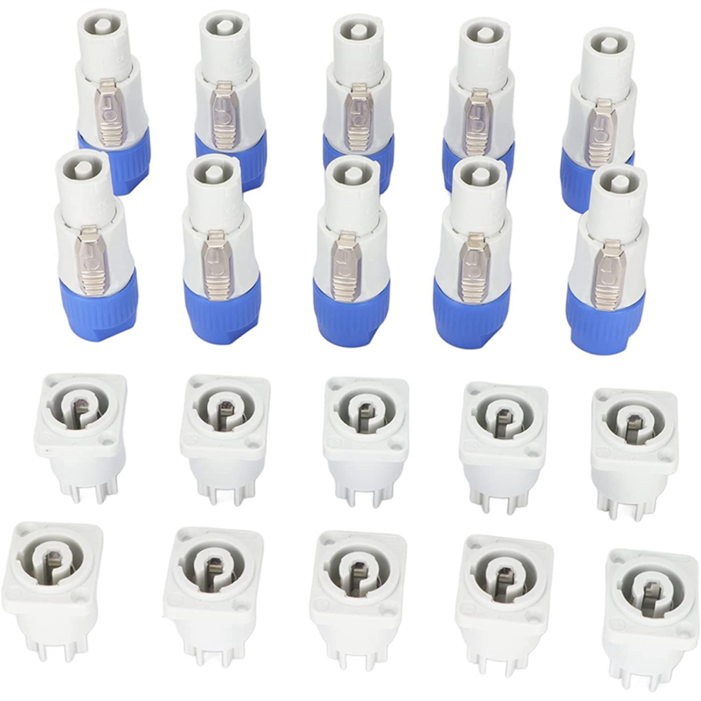 Lot De 2 Connecteurs Twinaxial Amphenol 82-5589 - Broches Mâles - Occasion Testé