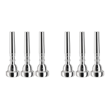 3-pack trompetmondstuk, 7C 5C 3C verzilverd mondstuk