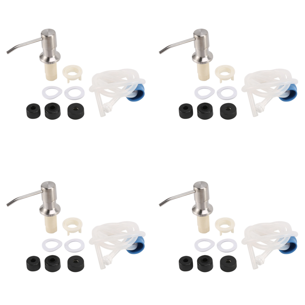 Zeepdispenser Voor Keukengootsteen, Ingebouwde Zeepdispenser Voor Op Het Aanrecht-image