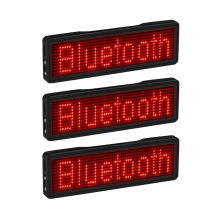 Bluetooth LED Name Badge Rechargeable Light Sign Display LED,Type 1
