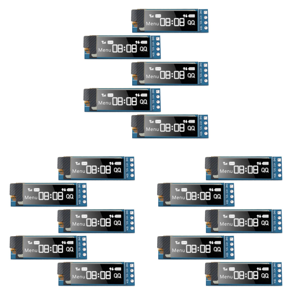 Photos - Printer Part 5 Pieces I2C Display Module 0.91 Inch I2C OLED Module(White Light)